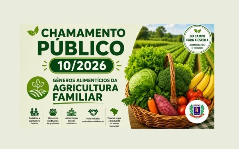Chamamento Público — Agricultura Familiar