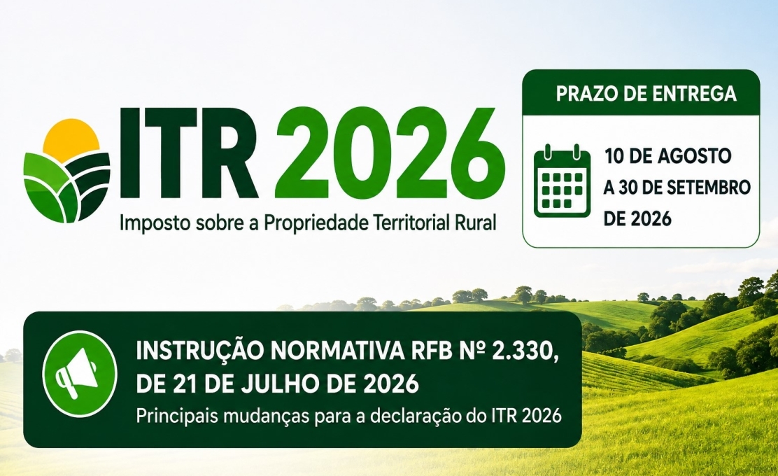ITR 2026: Orientações para elaboração e transmissão da DITR