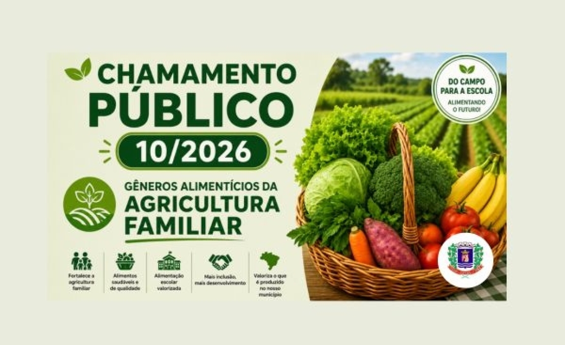 Chamamento Público — Agricultura Familiar
