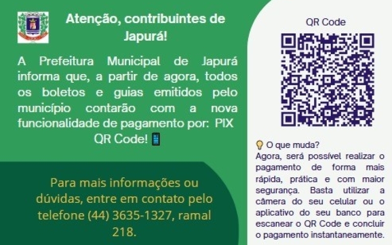 Atenção Contribuintes