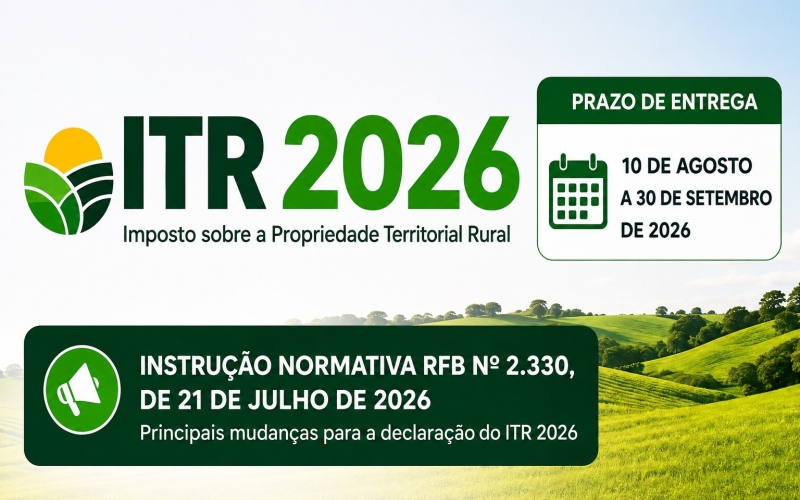 ITR 2026: Orientações para elaboração e transmissão da DITR