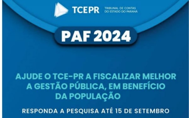 Pesquisa de prioridades para a fiscalização no Paraná 