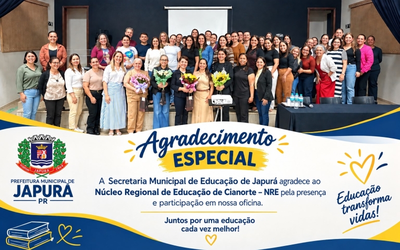 Oficina da Educação em parceria com NRE